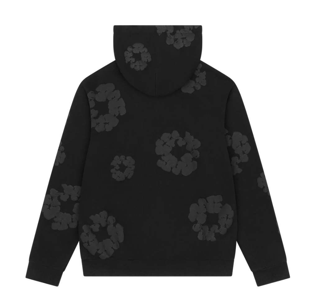 Denim Tears Hoodie 'Black Monochrome'