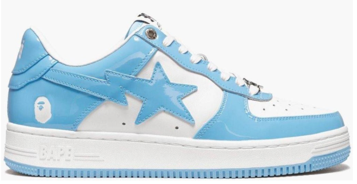 A Bathing Ape Bapesta Low 'Blue'