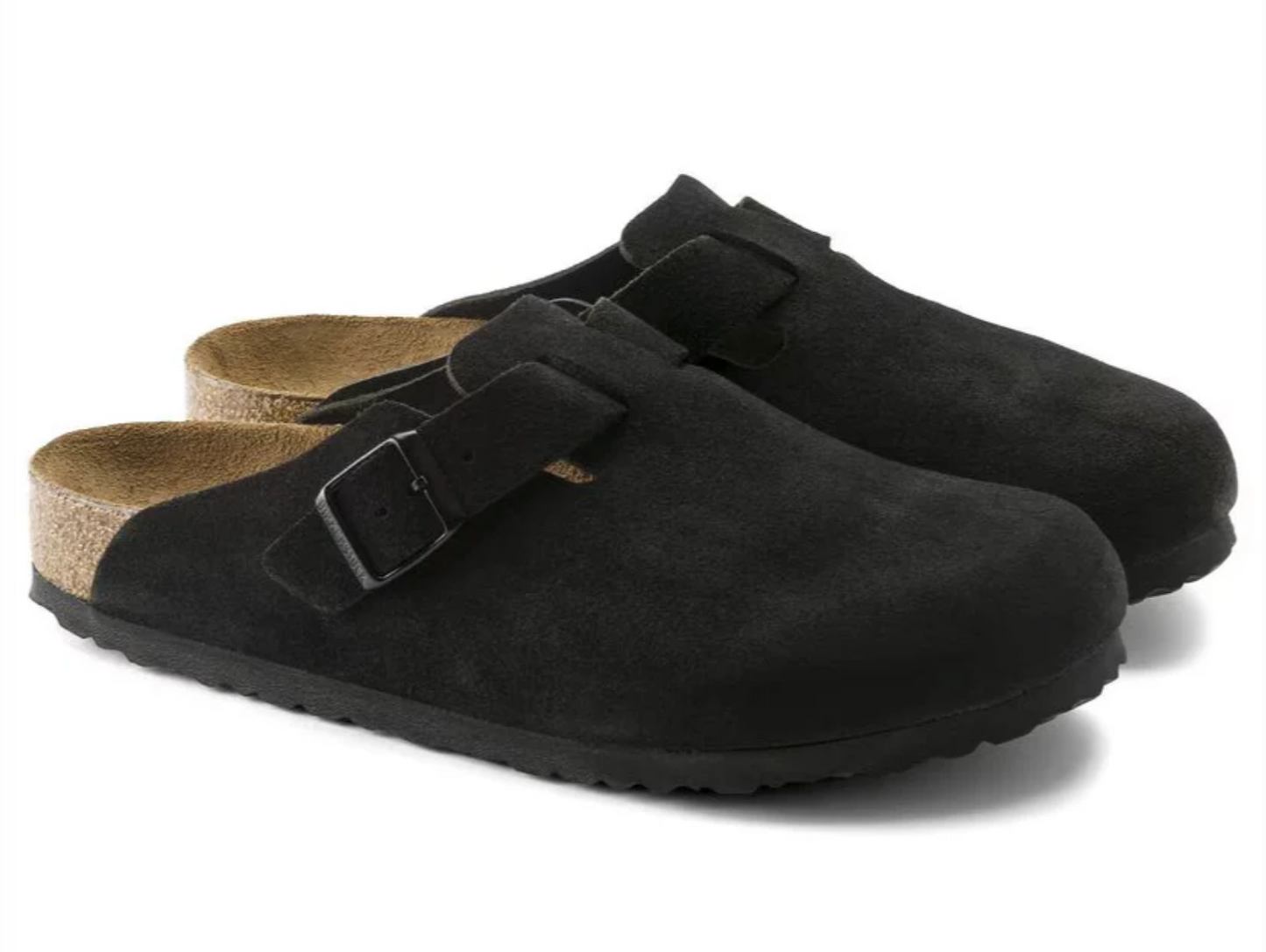 Birkenstock Boston Soft Foot Bed - Black