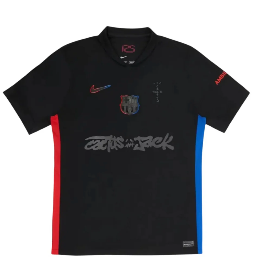 FC BARCELONA X TRAVIS SCOTT LIMITED EDITION AWAY JERSEY 24/25