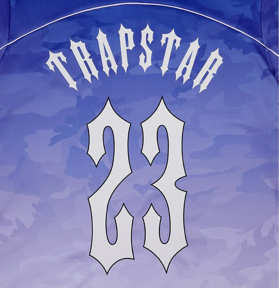 Trapstar T Football Jersey- Gradient Blue