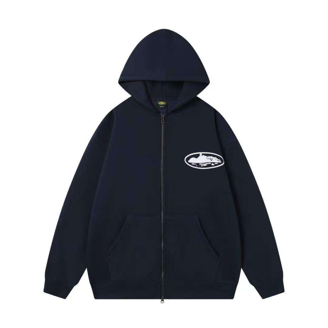Corteiz Zipper Jacket - Navy