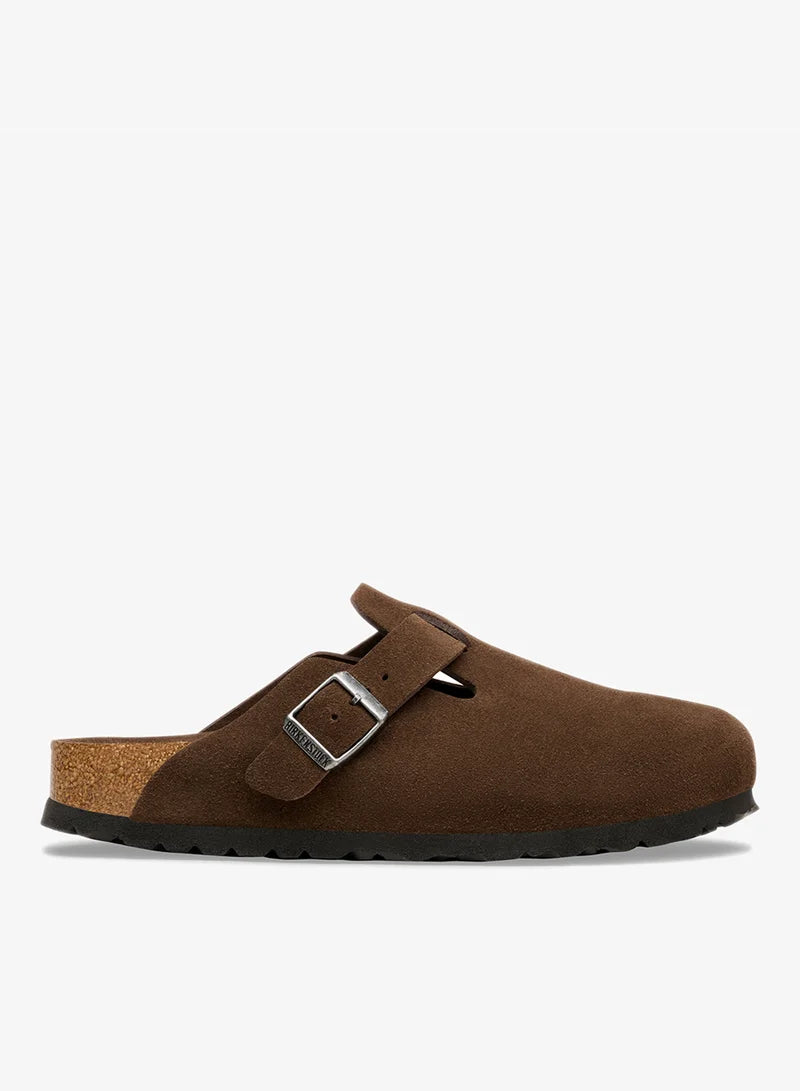 BIRKENSTOCK BOSTON SOFT FOOT BED - COFFEE