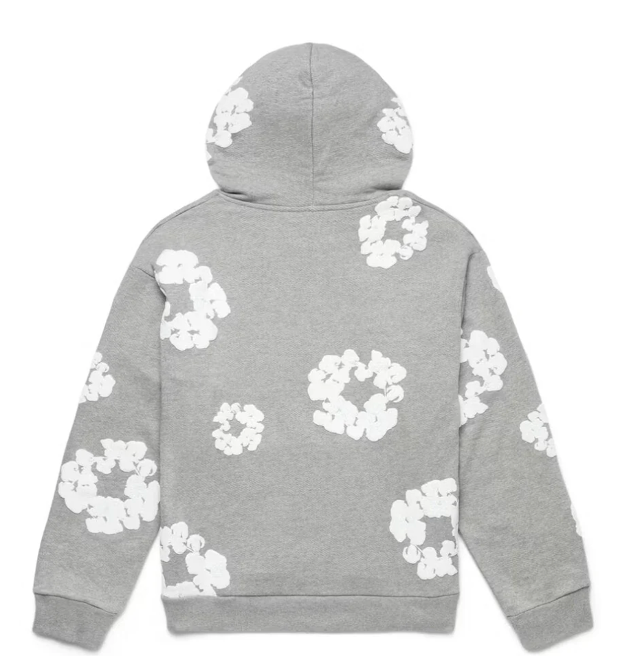 Denim Tears Hoodie 'Grey/White'