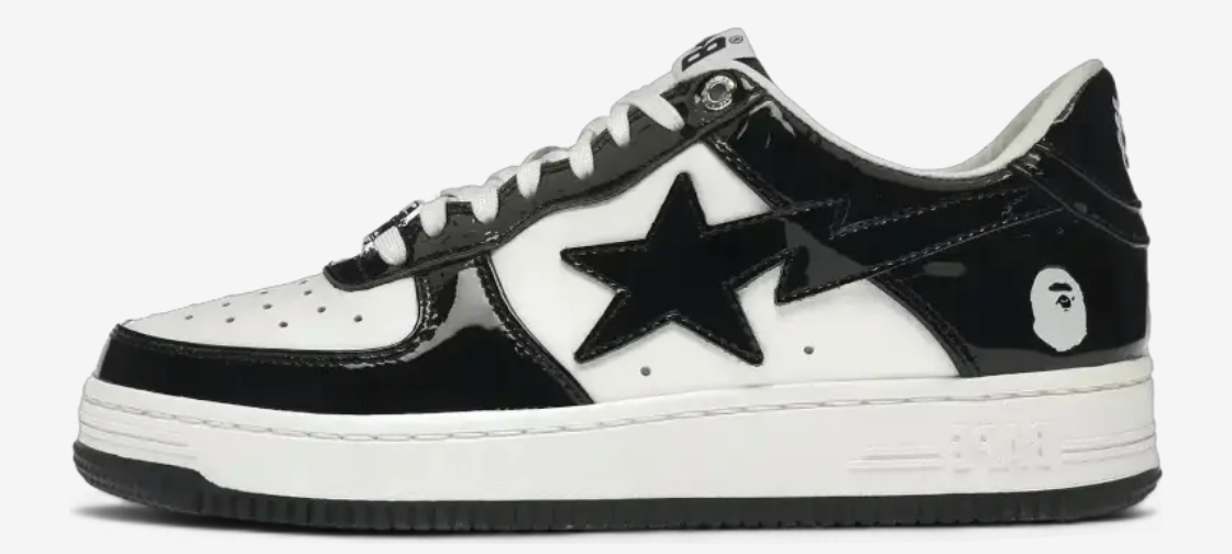 A Bathing Ape Bapesta Low 'Black'