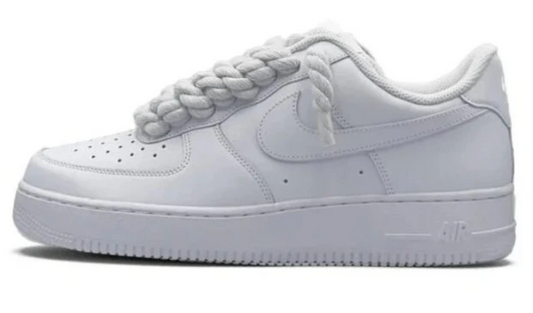 Airforce 1 White ‘White Rope Lace’