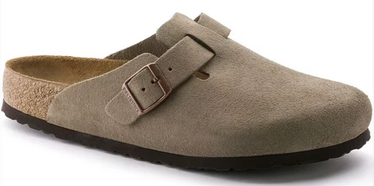 Birkenstock Boston Soft Foot Bed - Beige