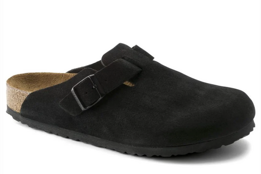 Birkenstock Boston Soft Foot Bed - Black