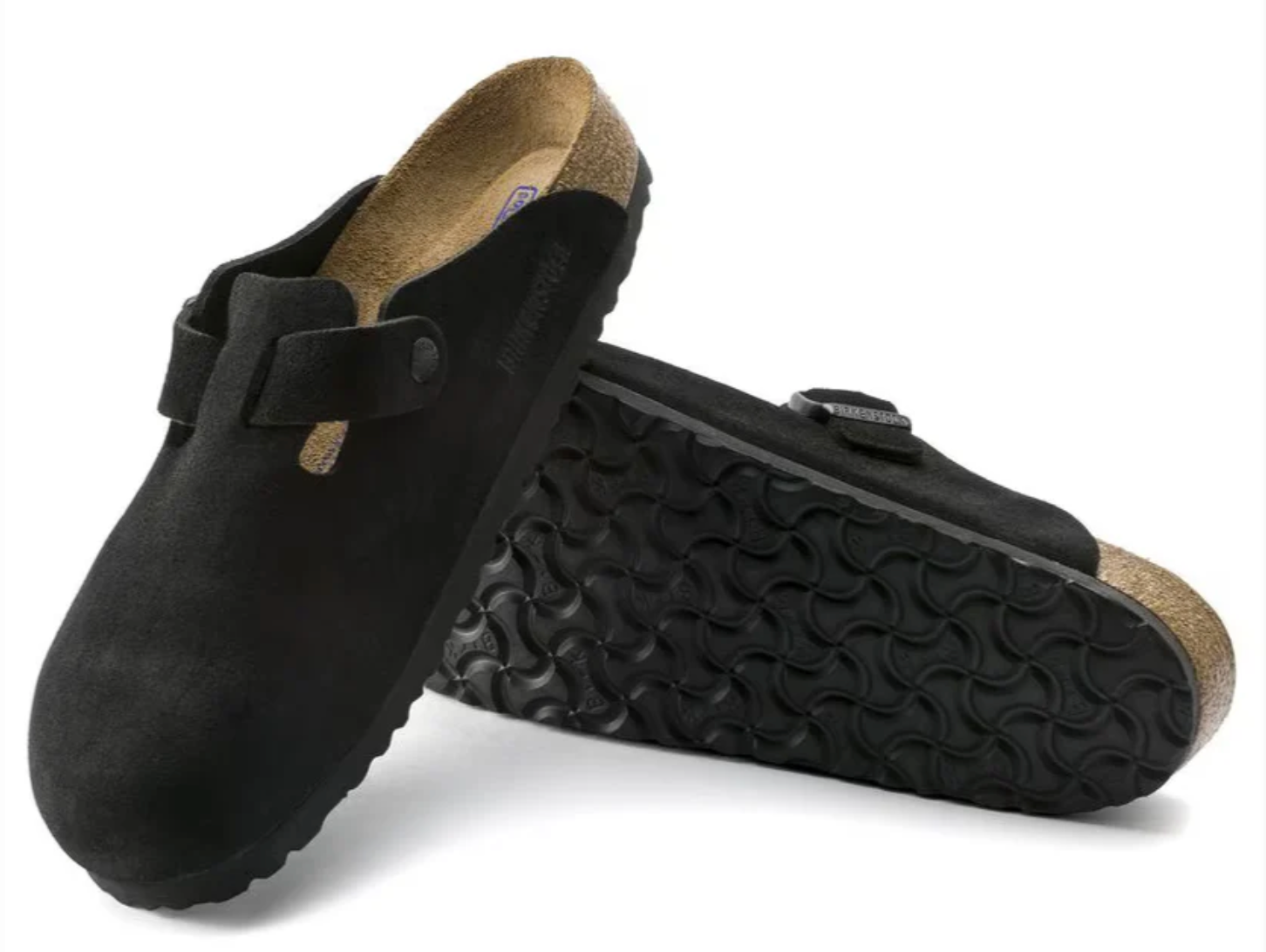 Birkenstock Boston Soft Foot Bed - Black