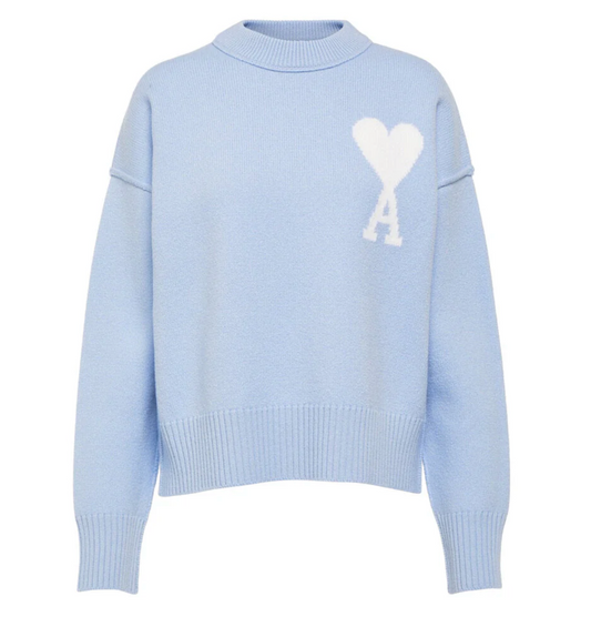 Ami Paris Sweater Light Blue