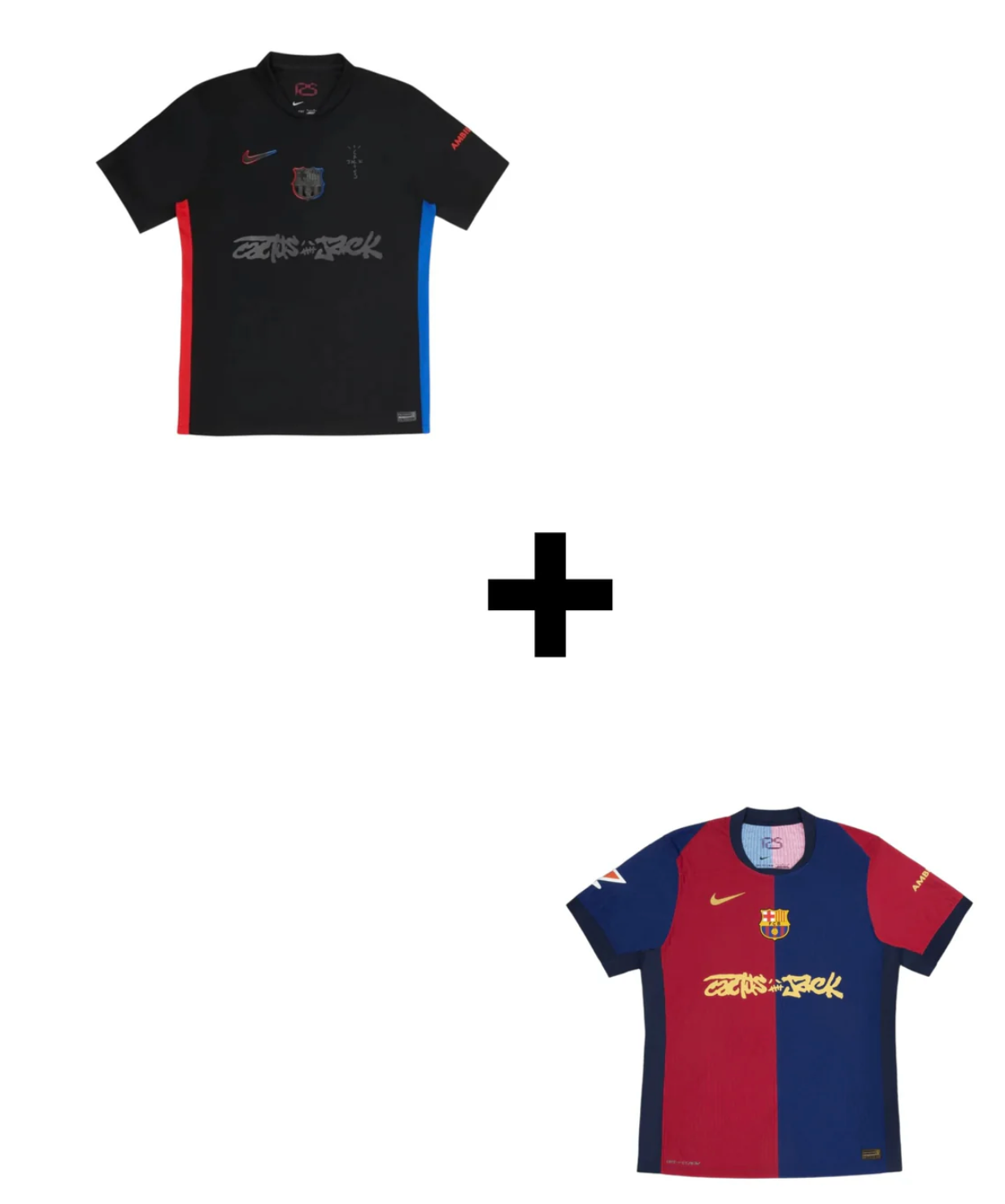 BARCA X TRAVIS SCOTT JERSEY BUNDLE (AWAY + HOME)