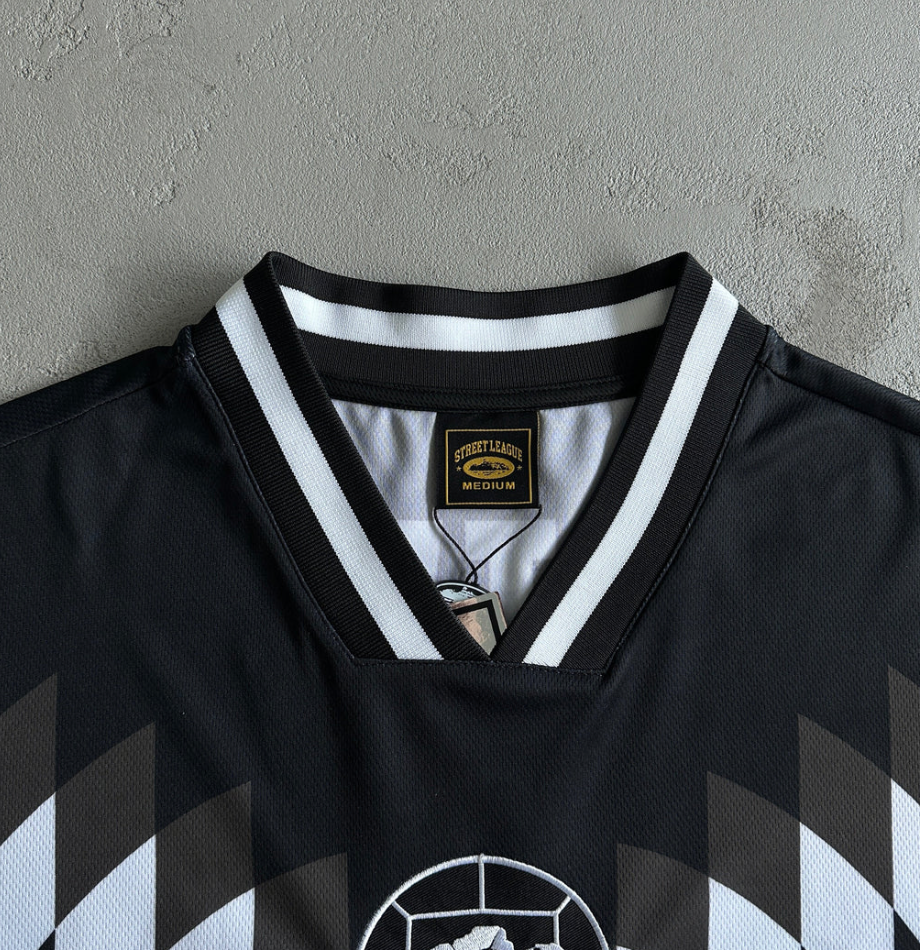 Corteiz Club RTW Football Black Jersey