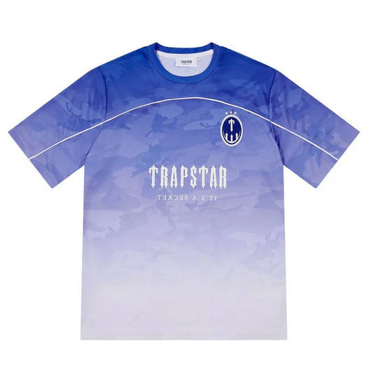 Trapstar T Football Jersey- Gradient Blue