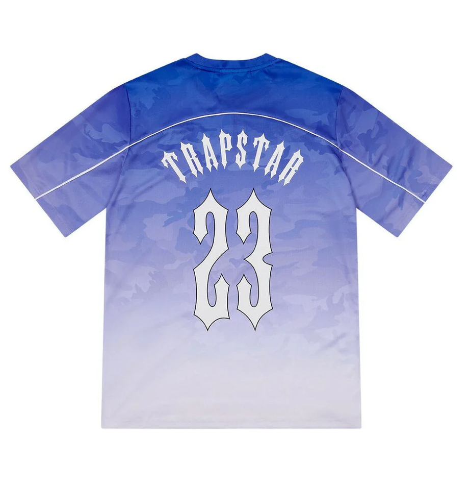 Trapstar T Football Jersey- Gradient Blue