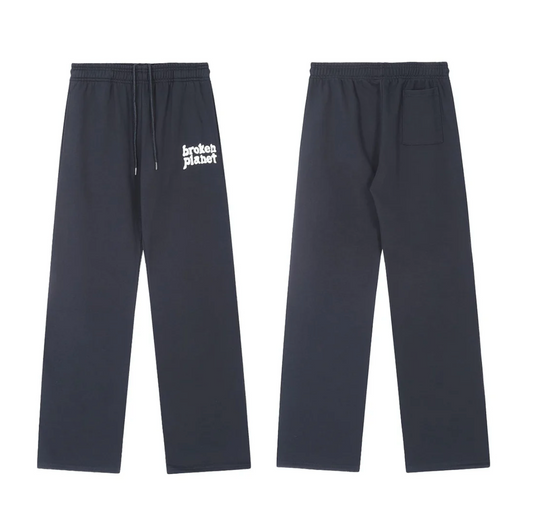 Broken Planet Sweatpants - Navy Blue