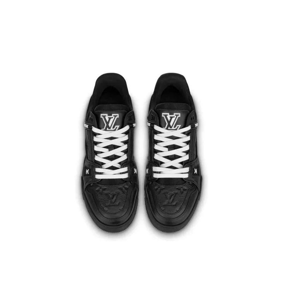 LV Trainer Embossed Monochrome ‘Black’