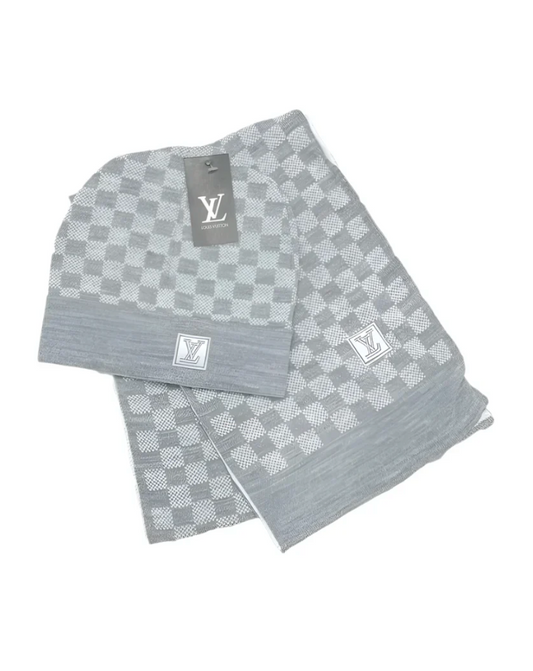 LV Scarf-Beret Set