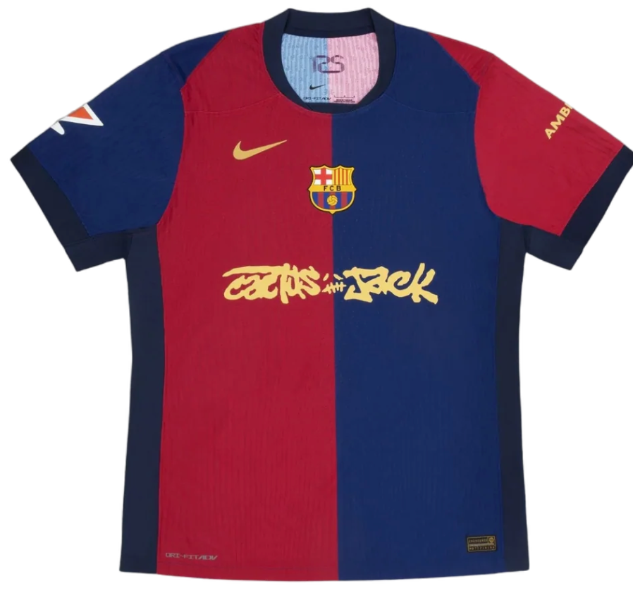 FC BARCELONA X TRAVIS SCOTT LIMITED EDITION HOME JERSEY 24/25